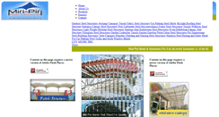 Desktop Screenshot of entrance-canopy-steelstructures.com